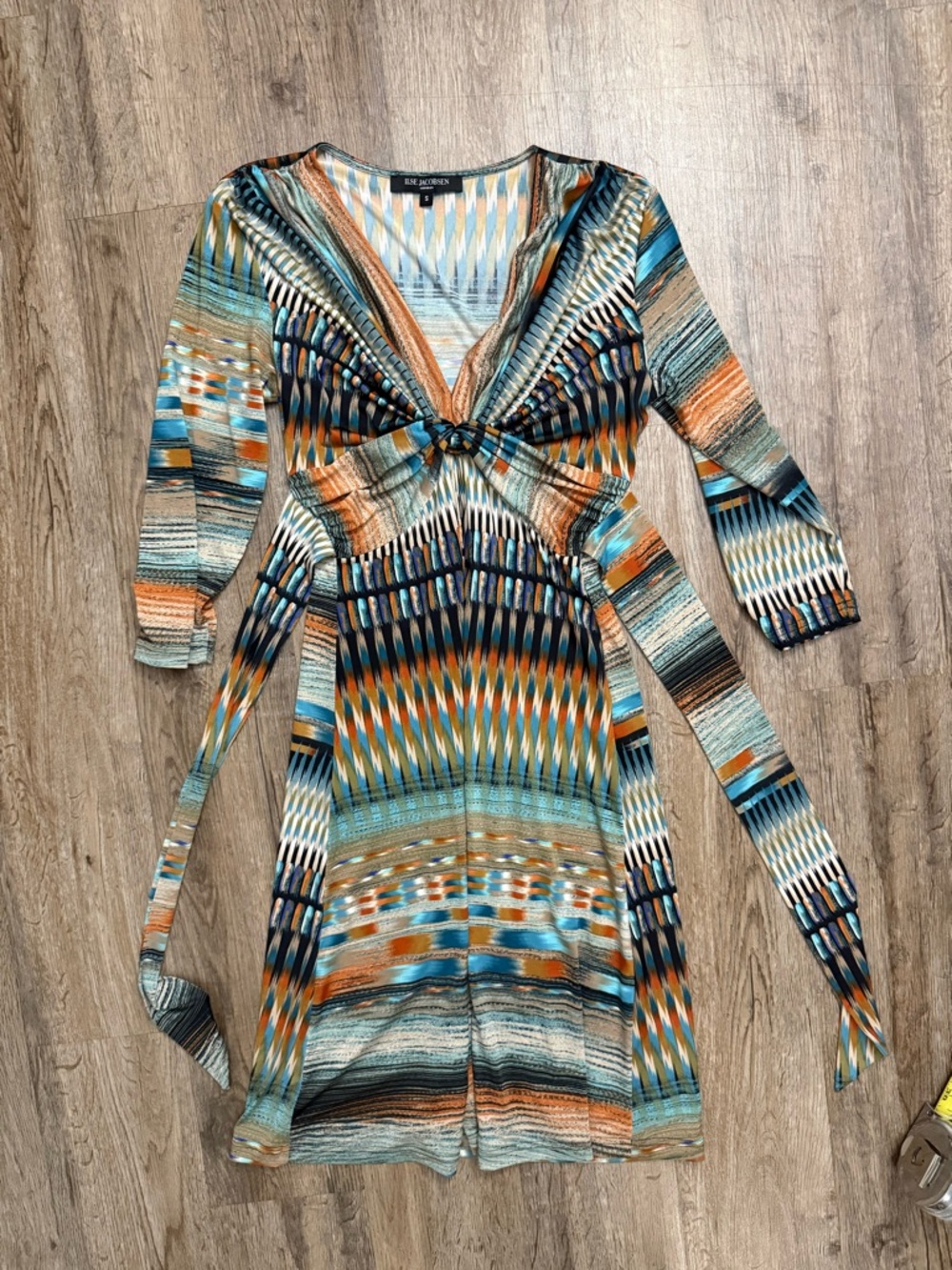 Ilse Jacobsen • Y2K Jersey Geometric Print Dress - Picture 4 of 15